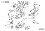 Bosch 3 600 HB9 006 Universalrotak 460 Lawnmower 230 V / Eu Spare Parts